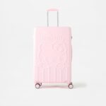 Hello Kitty Embossed Hardcase Trolley Bag with Retractable Handle