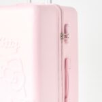 Hello Kitty Embossed Hardcase Trolley Bag with Retractable Handle