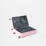 Hello Kitty Embossed Hardcase Trolley Bag with Retractable Handle