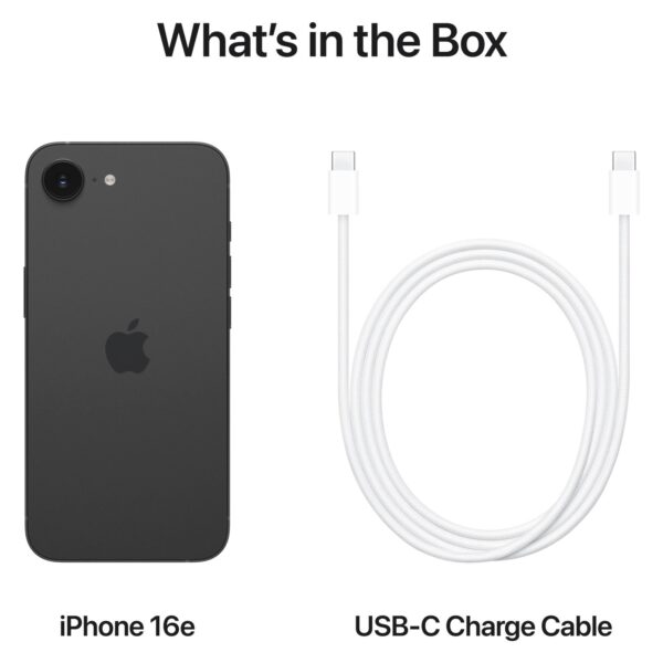 Apple iPhone 16e Dual SIM 8GB RAM 128GB 5G Black