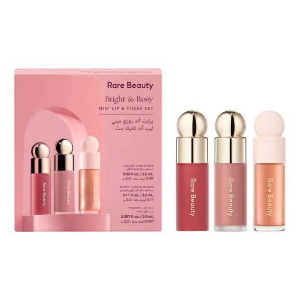 Bright & Rosy Mini Lip And Cheek Set