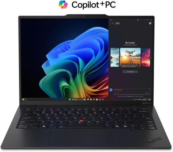Lenovo ThinkPad X1 Carbon Gen 13 Aura Edition, Intel Ultra 7 258V (Beats U7 165), 14" 2.8K (2880 x 1800), OLED, AG/AR, 32GB DDR5, 2TB SSD Gen 5, 1080p IR Camera, WiFi 7.0, Win 11 Pro - Black