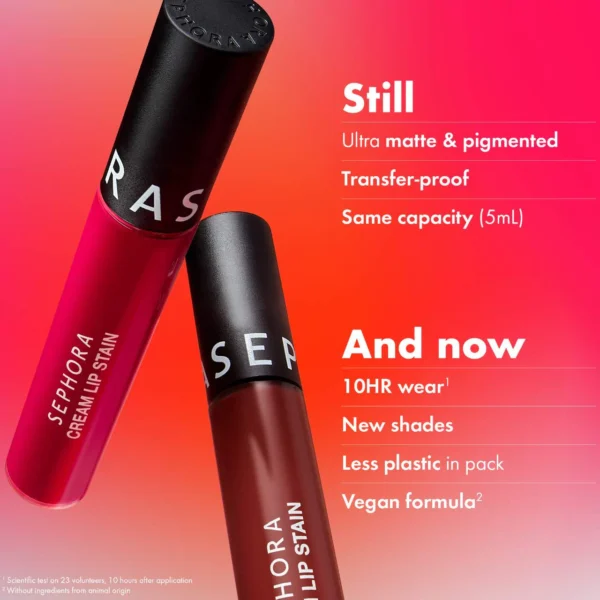 SEPHORA COLLECTION Cream Lip Stain 10HR Liquid Lipstick