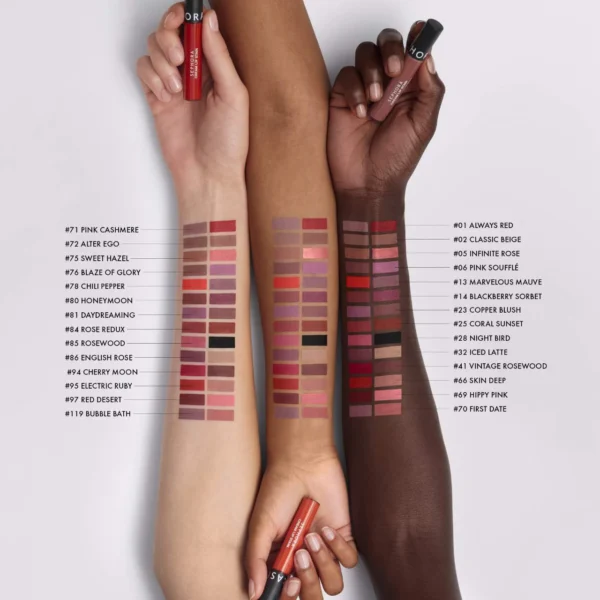 SEPHORA COLLECTION Cream Lip Stain 10HR Liquid Lipstick