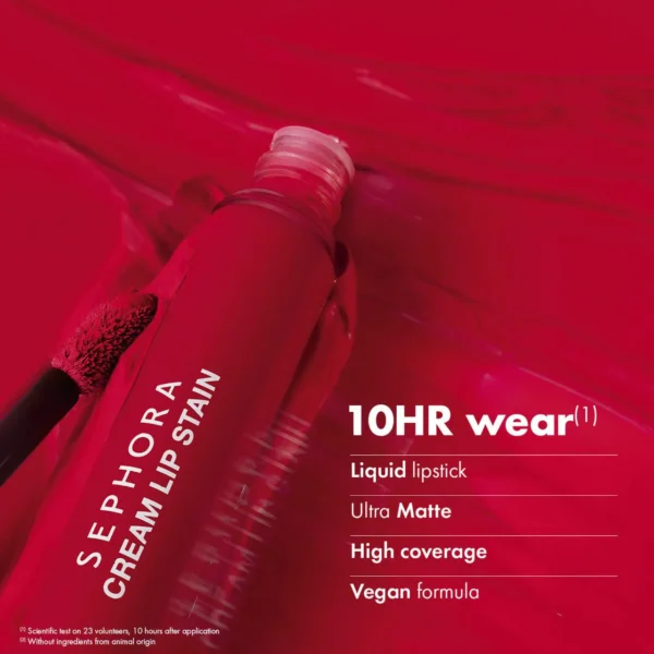 SEPHORA COLLECTION Cream Lip Stain 10HR Liquid Lipstick