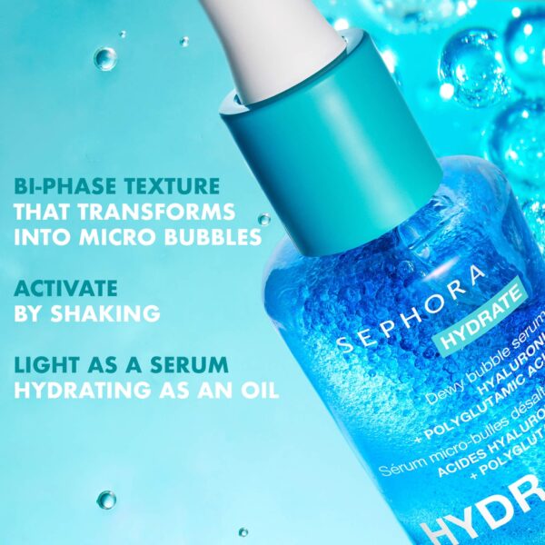 SEPHORA COLLECTION  HYDRATE - Dewy Bubble Serum with Hyaluronic + Polyglutamic Acids