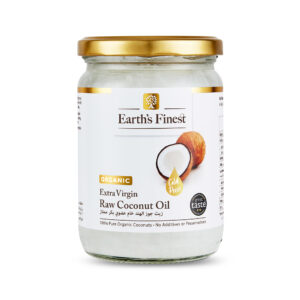 Earth's Finest Organic Extra Virgin Raw Coconut Oil, 100% Pure, Cold-Pressed, Unrefined, No Additives, 500ml