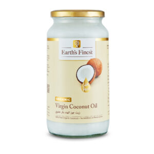 Earth's Finest Organic Virgin Coconut Oil, 100% Pure, Cold-Pressed, Unrefined, No Additives or Chemicals, 950ml