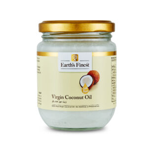Earth's Finest Virgin Coconut Oil, Cold-Pressed, Unrefined, Keto and Vegan Friendly, 200ml