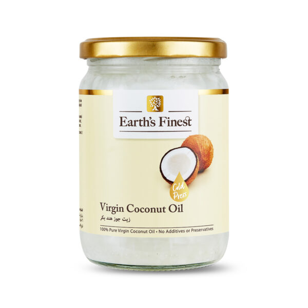 Earth's Finest Virgin Coconut Oil, Cold-Pressed, Unrefined, Keto and Vegan Friendly, 500ml