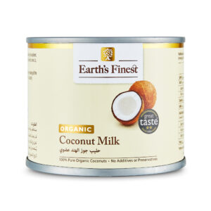Earth's Finest Organic Coconut Milk, Vegan, Dairy-Free, Low-Fat Milk Alternative for Cooking & Drinks, 200ml
