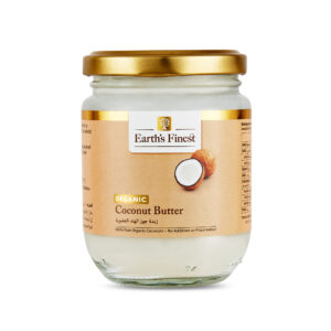 Earth's Finest Organic Coconut Butter, 100% Pure, Vegan, Plant-Based Spread for Cooking & Desserts, 200ml