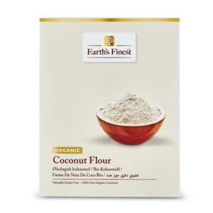 Earth's Finest Organic Coconut Flour, Gluten-Free, Low-Carb, High-Fiber, Wheat Alternative for Healthy Baking, 500g