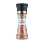 Earth's Finest Pink Himalayan Salt, 100% Pure, Coarse Grain Rock Salt in Refillable Glass Grinder, 200g