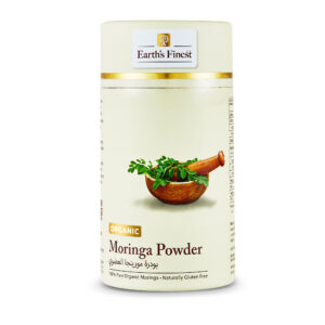 Earth's Finest Organic Moringa Powder, 100% Pure Superfood, Detox & Immune Support, Non-GMO, Vegan, 113g