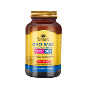Sunshine Nutrition Once Daily Multivitamin Men & Women 50+ 100 Tablets