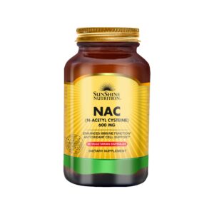 Sunshine Nutrition NAC N-Acetyl 600mg V-Capsules 60s