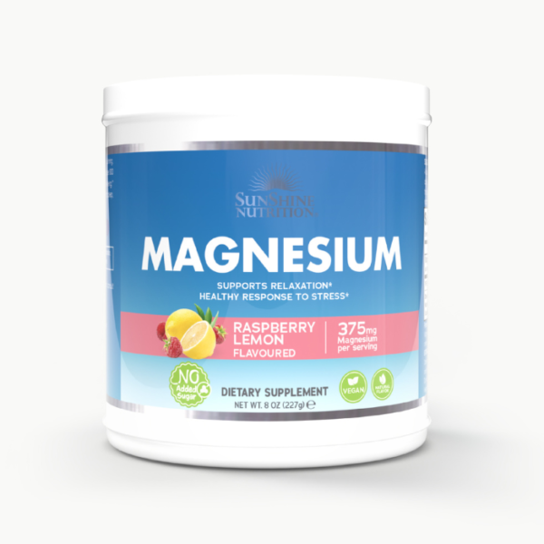 Sunshine Nutrition Magnesium Raspberry Lemon 8oz