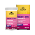 Sunshine Nutrition Women’s Care Probiotic 50 Billion, Feminine and Digestive Health Support, 30 V-Capsules