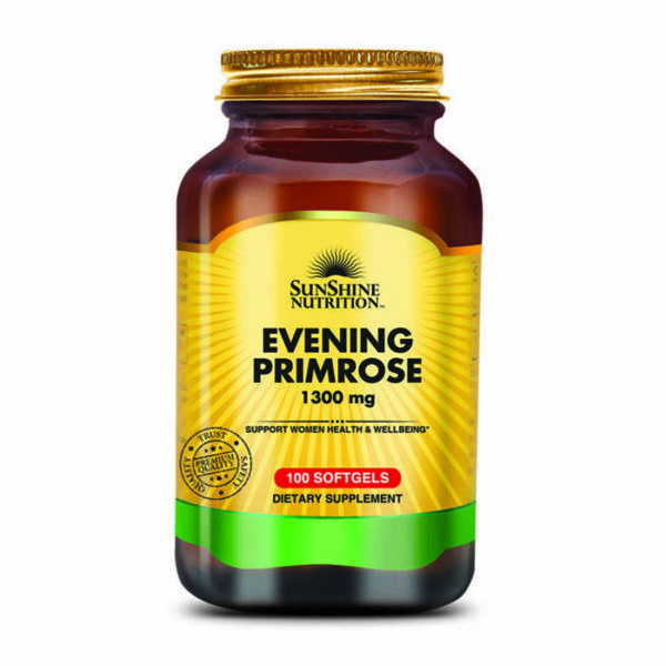 Sunshine Nutrition Evening Primrose Oil 1300mg 100 Softgels