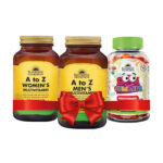 Sunshine Nutrition Multivitamin Healthy Family Value Pack A-Z Men, A-Z Women & Cool Gummies