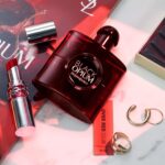 Black Opium Eau de Parfum Over Red with Cherry & Coffee