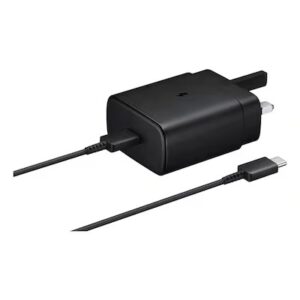Samsung Power Adapter With USB-C To USB-C Data Sync And Charging Cable Black 45W