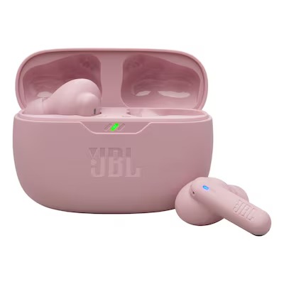 JBL Wave Beam 2 Truly Wireless Bluetooth In-Ear Earbuds With Charging Case Pink