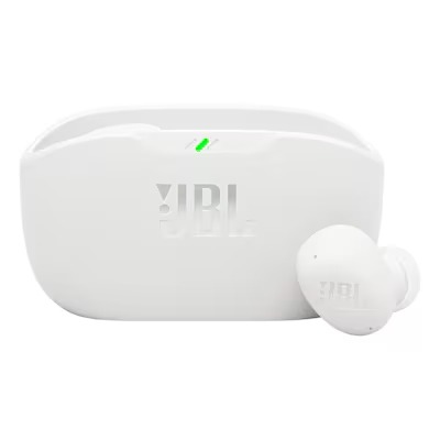 JBL Wave Buds 2 Truly Wireless Bluetooth In-Ear Earbuds With Charging Case White
