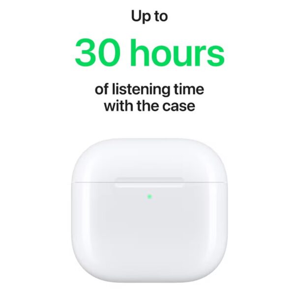 Apple AirPods 4 With Active Noise Cancellation Truly Wireless Bluetooth In-Ear Earbuds With Charging Case White