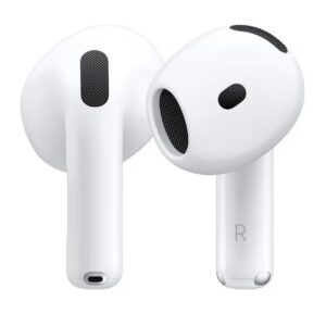 Apple AirPods 4 With Active Noise Cancellation Truly Wireless Bluetooth In-Ear Earbuds With Charging Case White