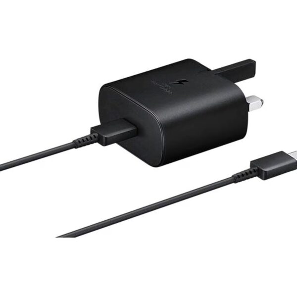 Samsung USB-C Travel Adapter 25W With Type-C Charging Cable 1m Black