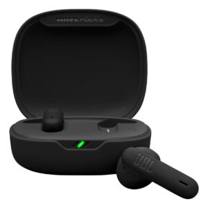 JBL Wave Flex 2 Truly Wireless Bluetooth In-Ear Earbuds With Charging Case Black