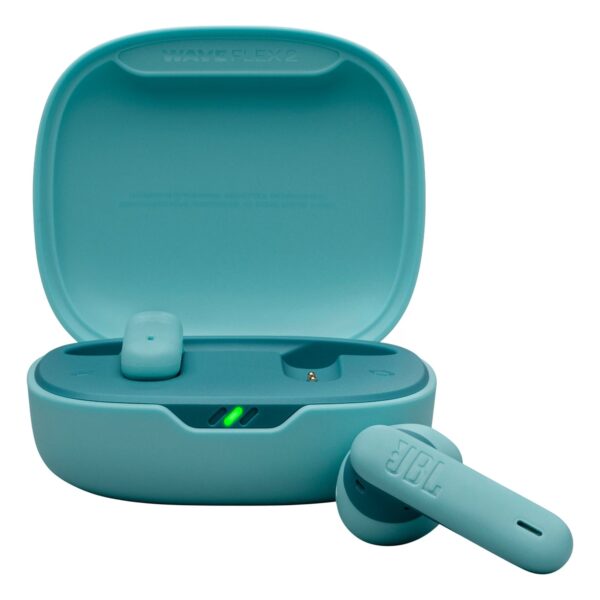 JBL Wave Flex 2 Truly Wireless Bluetooth In-Ear Earbuds With Charging Case Blue