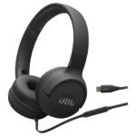 JBL Tune 520C Wired Over-Ear Headphone, Black