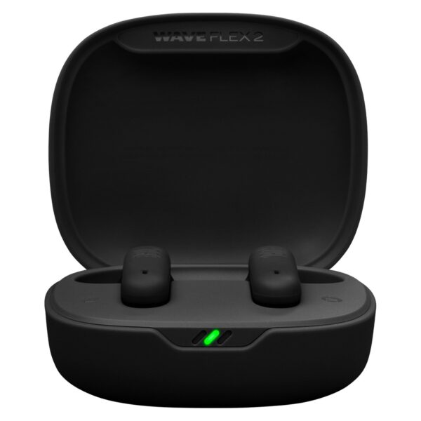 JBL Wave Flex 2 Truly Wireless Bluetooth In-Ear Earbuds With Charging Case Black