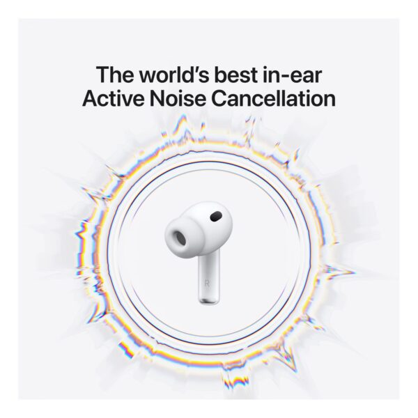 Apple AirPods Pro 3 Truly Wireless Bluetooth In-Ear Earbuds, White