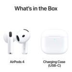 Apple AirPods 4 Truly Wireless Bluetooth In-Ear Earbuds With Charging Case White