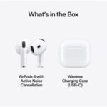 Apple AirPods 4 Truly Wireless Bluetooth In-Ear Earbuds With Charging Case White
