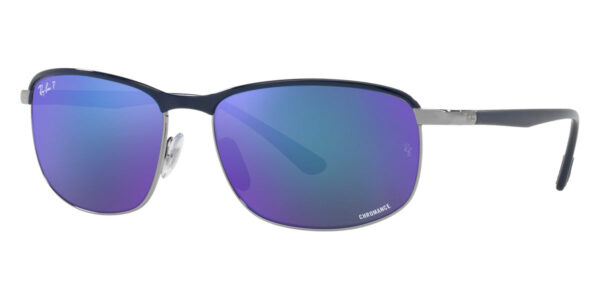 RAY-BAN SUNGLASSES - RB3671CH 92044L 60 - Blue On Gunmetal