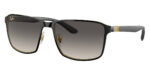 RAY-BAN SUNGLASSES - RB3721 187/11 59 - Black on Gold