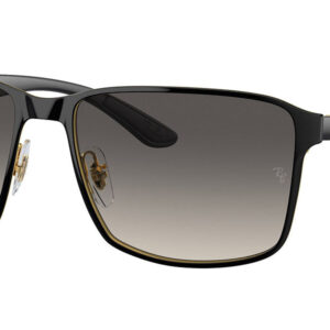 RAY-BAN SUNGLASSES - RB3721 187/11 59 - Black on Gold