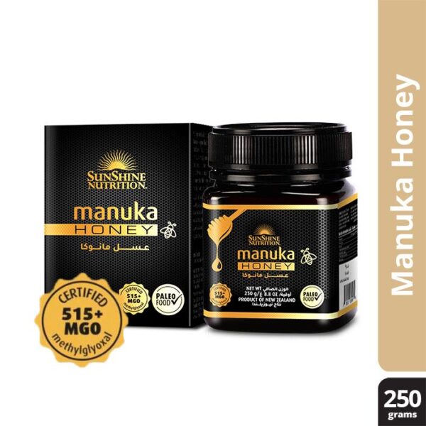Sunshine Nutrition Manuka Honey 515+ MGO 250g