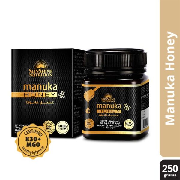 Sunshine Nutrition Manuka Honey 830+ MGO 250g