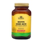 Sunshine Nutrition Biotin 5000mcg High Strength Formula 100 Capsules